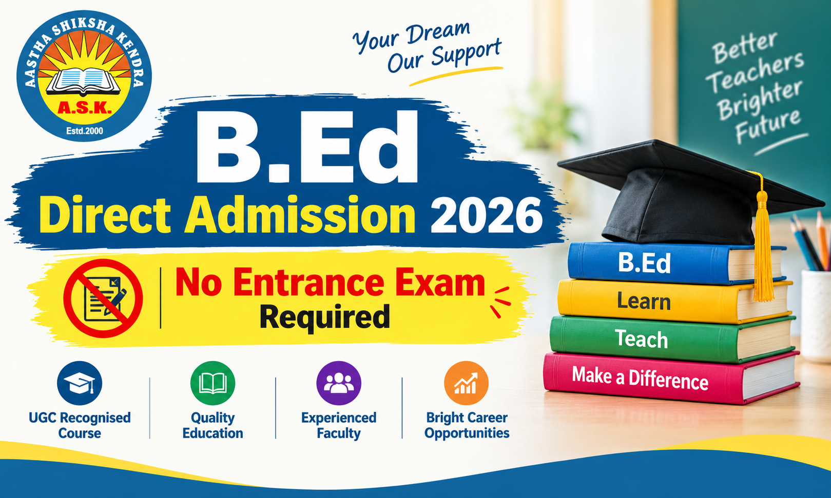 B.Ed Direct Admission 2026